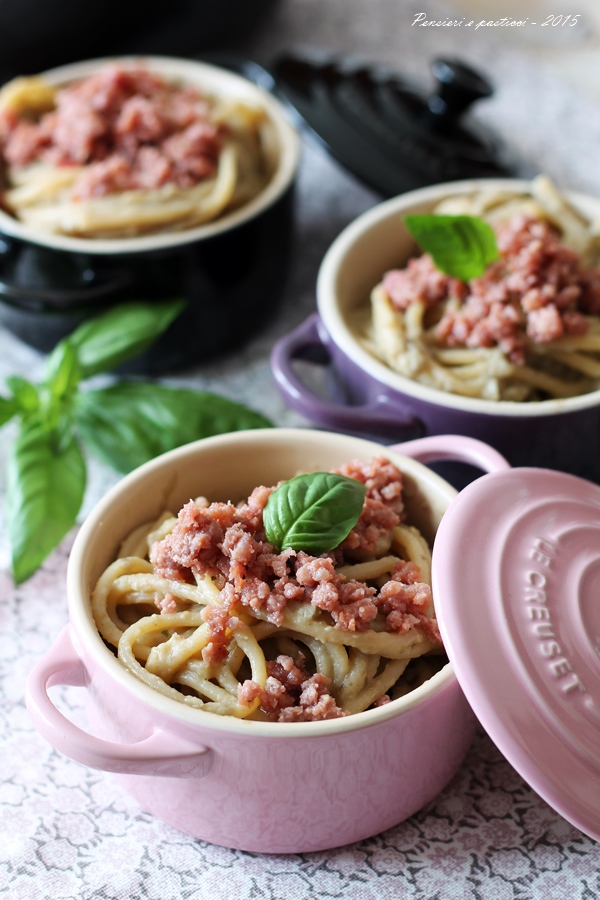 bigoli alla crema di melanzane