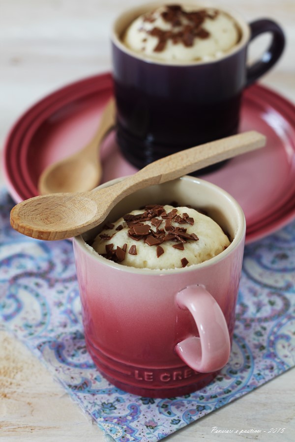 mug cake alla vaniglia