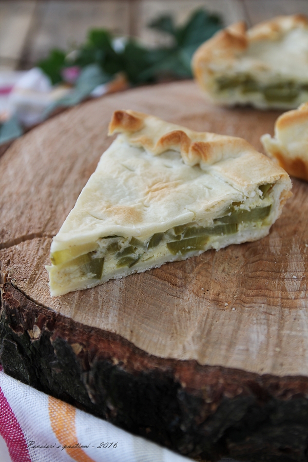 torta salata con zucchine trombetta