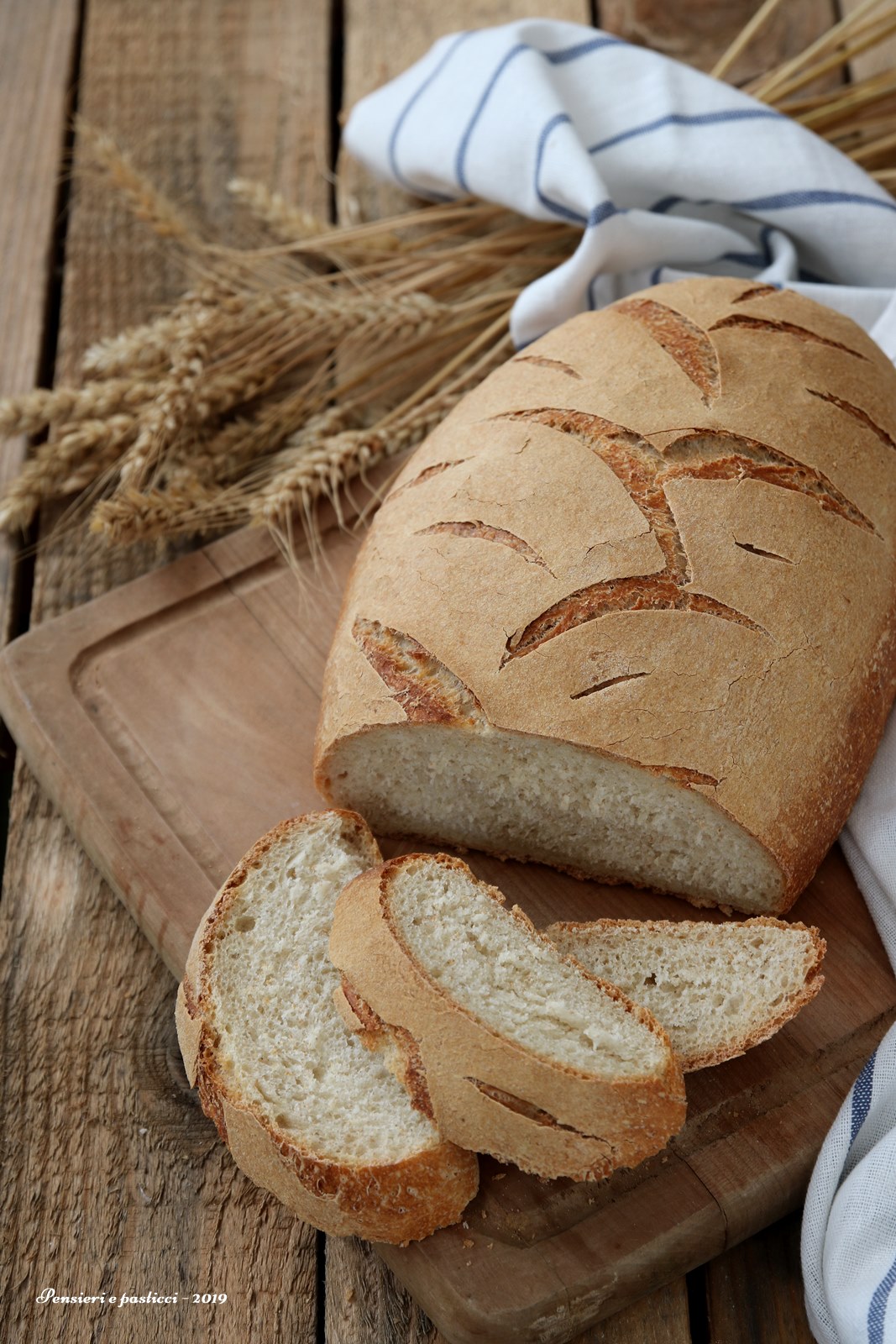 Pane bianco con pasta madre essiccata - Pensieri e pasticci