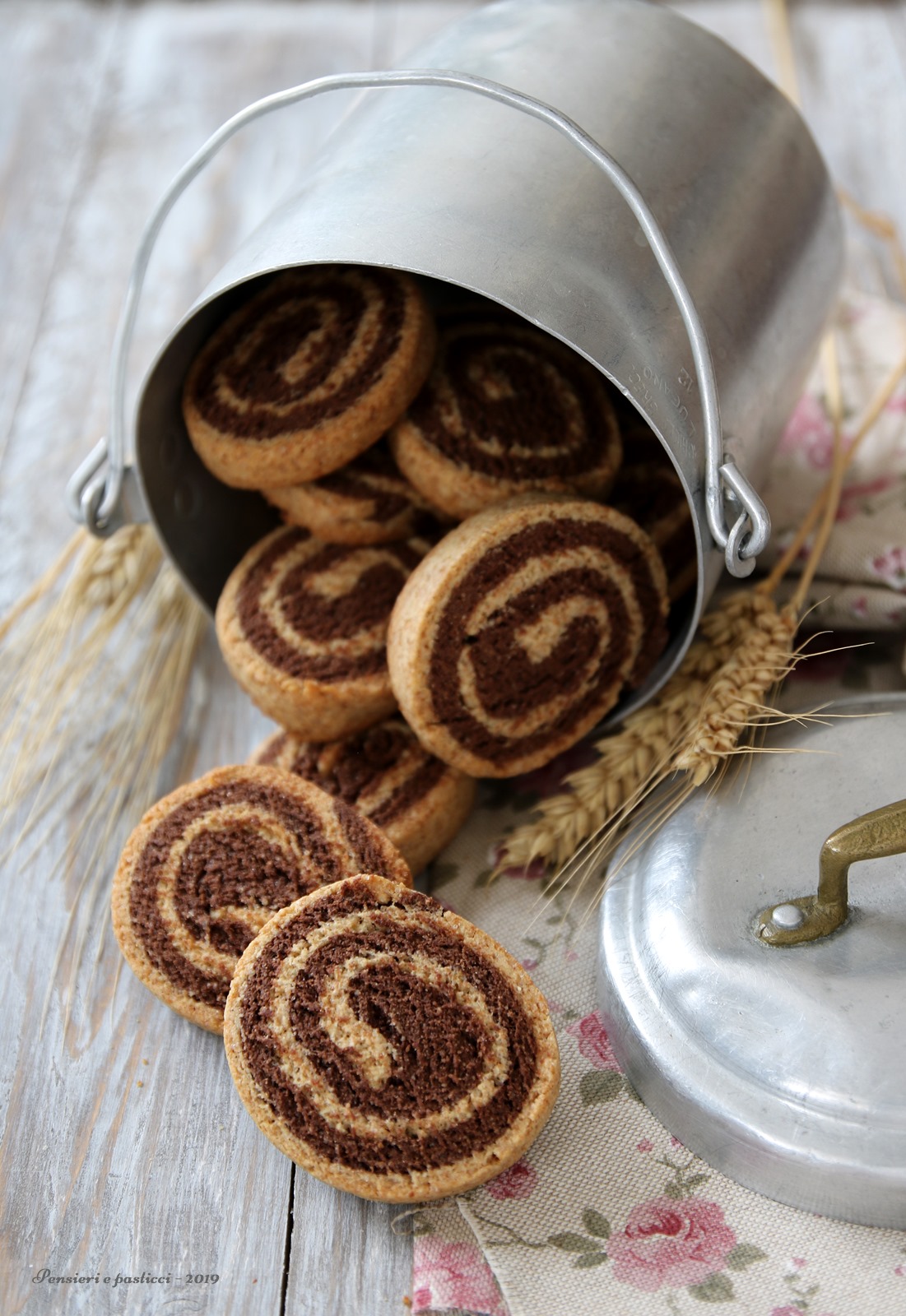 biscotti integrali bicolori