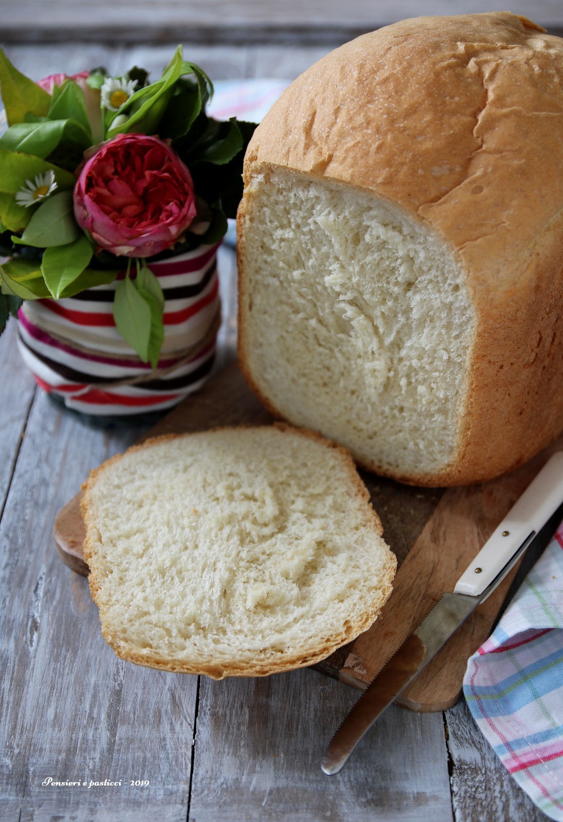 Pan brioche al miele con macchina del pane