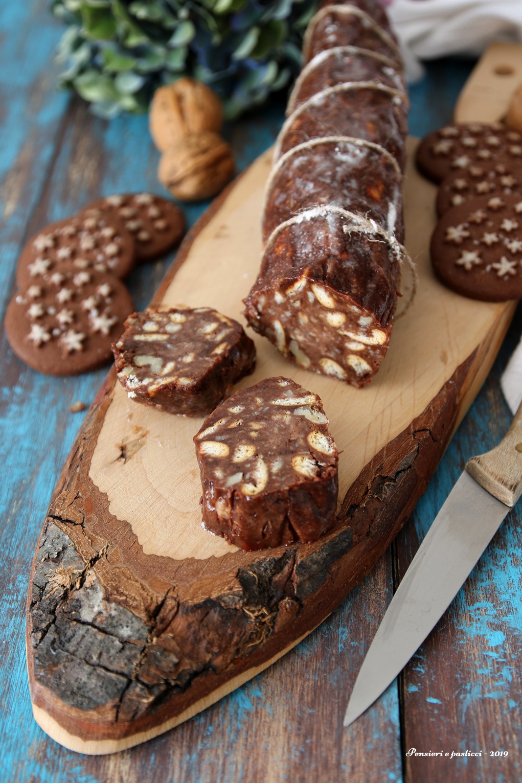 Salame al cioccolato con Pan di Stelle