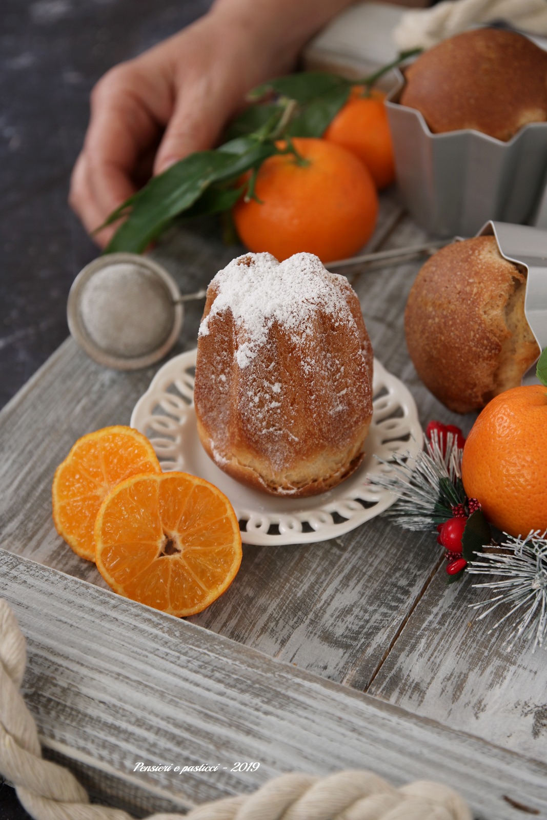 Pandorini di panbrioche al mandarino