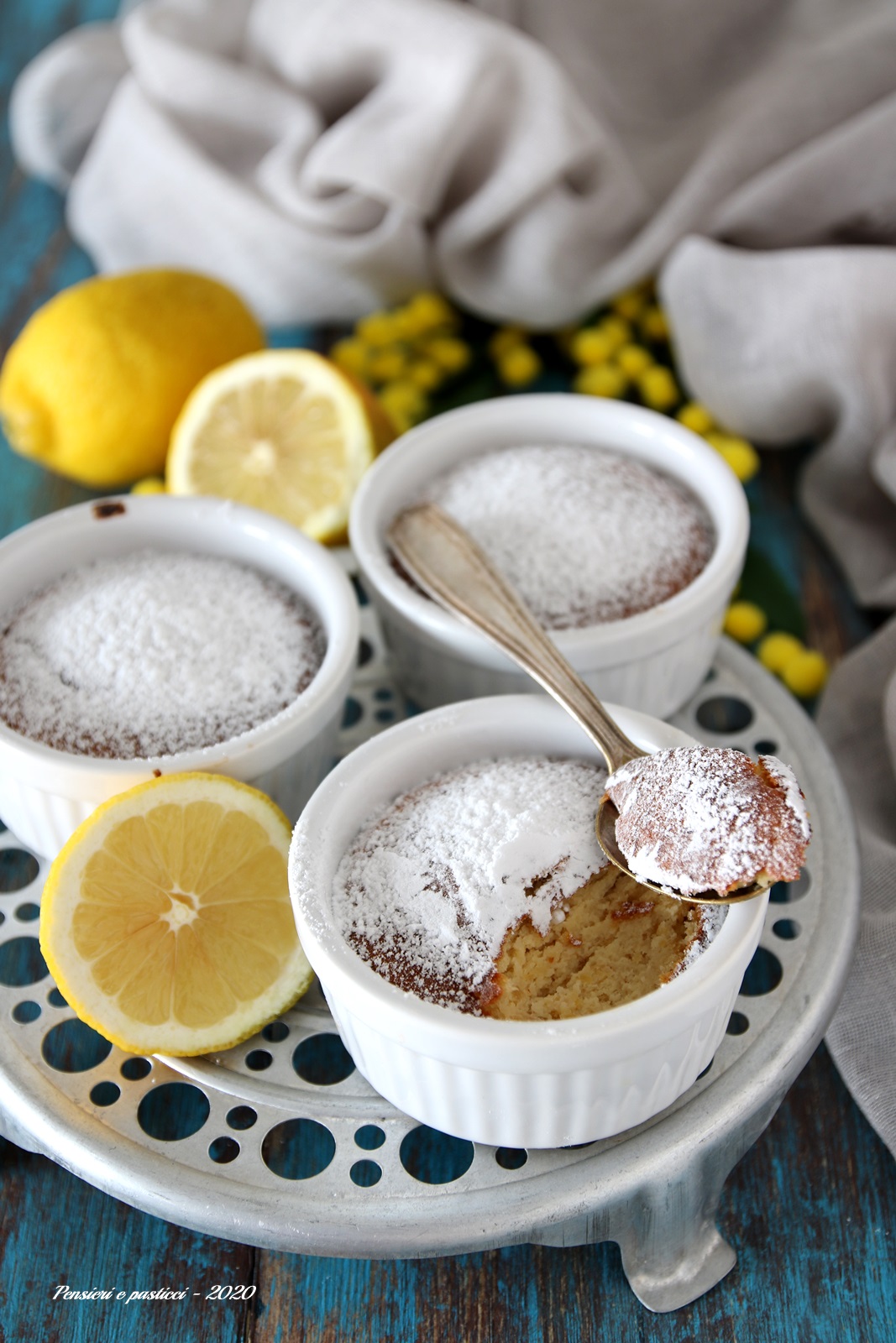 budino al limone dell'Artusi