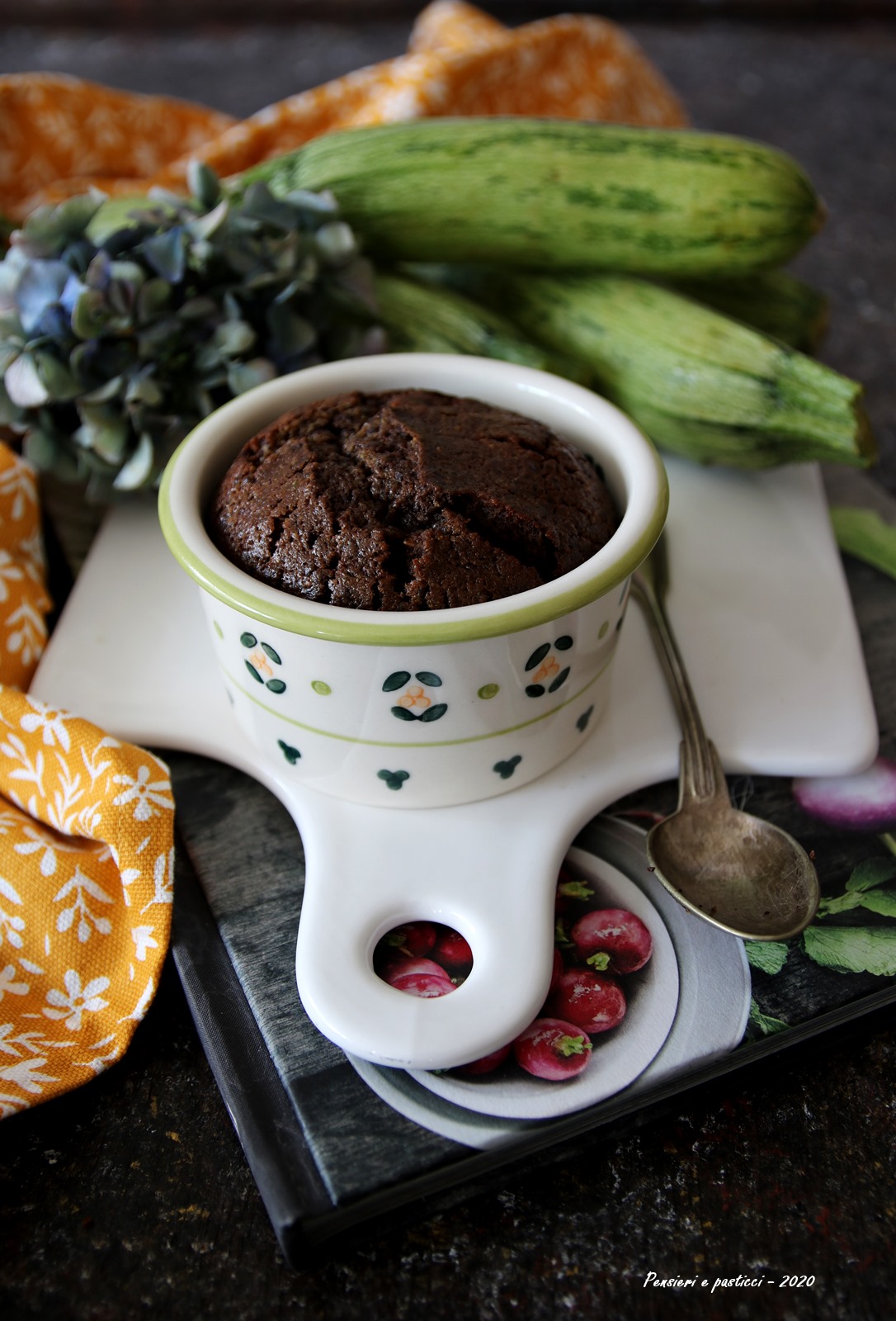 tortini fondenti zucchine e cioccolato