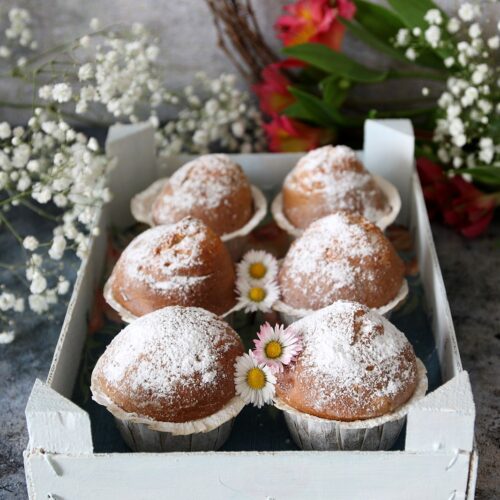 muffins alla vaniglia e caffè