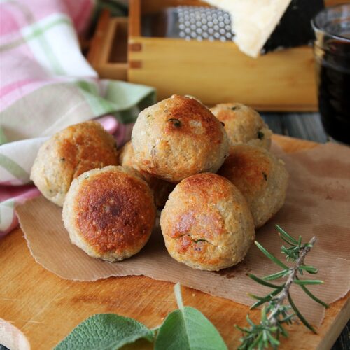 polpette uova e cacio