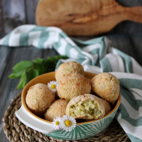 polpette di risotto dal cuore filante