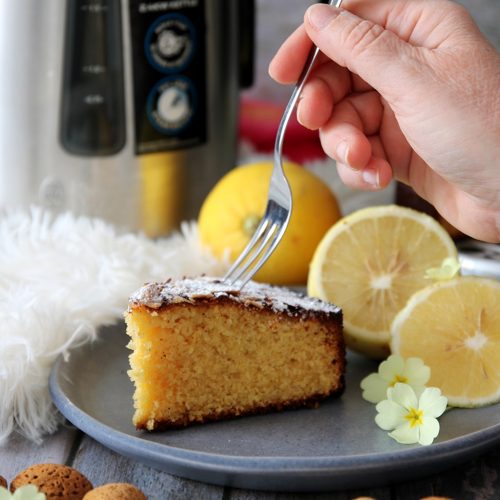 torta di polenta ricotta e bergamotto