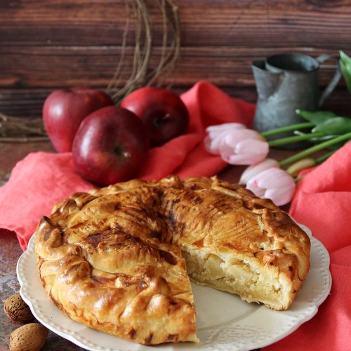 Pithiviers alle mandorle e mele