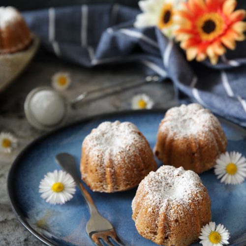 tortini soffici al caffè d'orzo e cioccolato