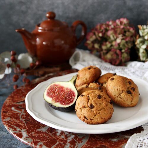 biscotti ai fichi e gocce di cioccolato