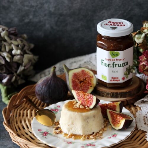 Semifreddo ai fichi e Rum con granella di nocciole