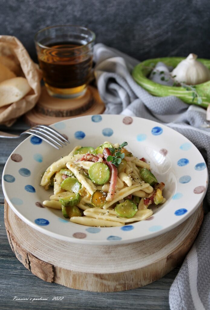 pasta alle zucchine trombetta di Albenga