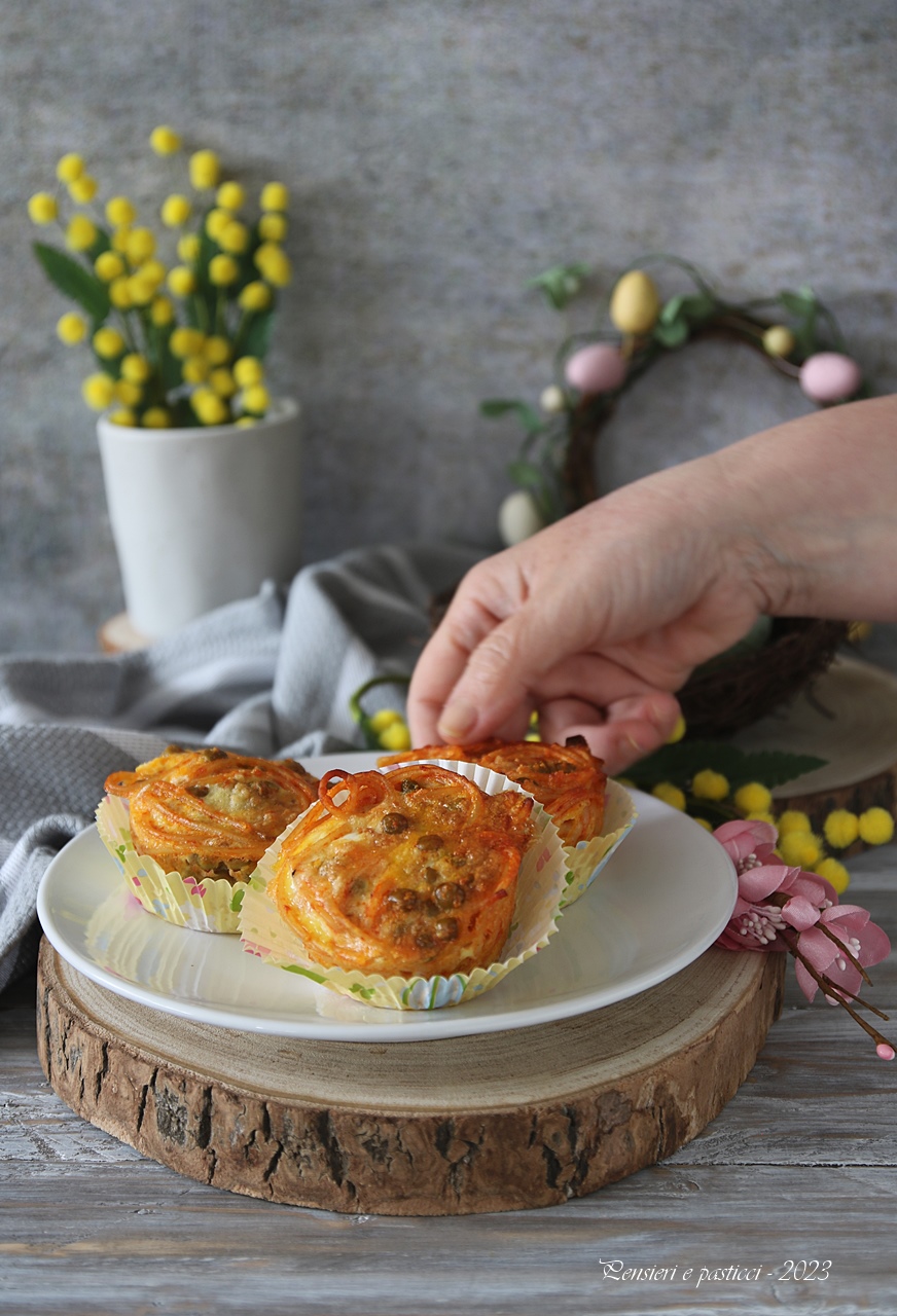 Frittatine di pasta in friggitrice ad aria - Pensieri e pasticci