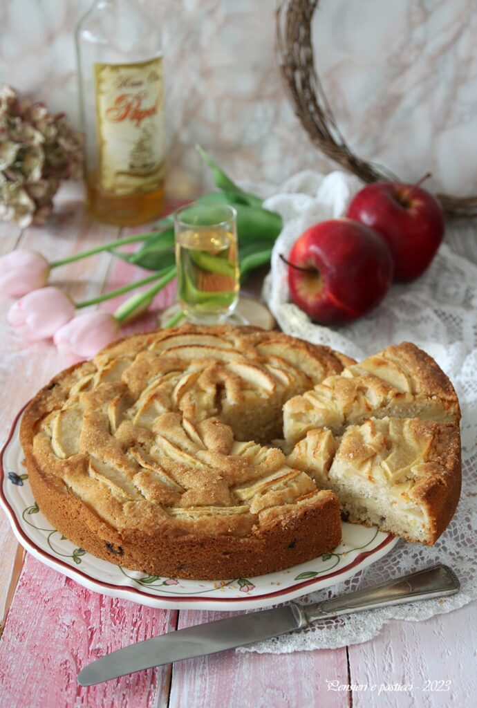 Torta di mele ubriaca