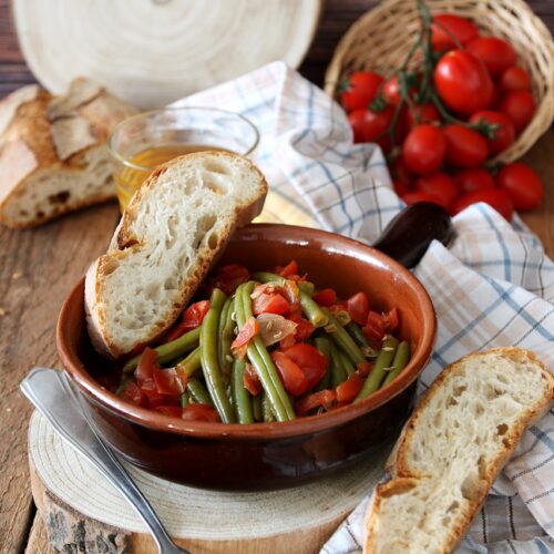 Fagiolini di Sant'Anna al pomodoro